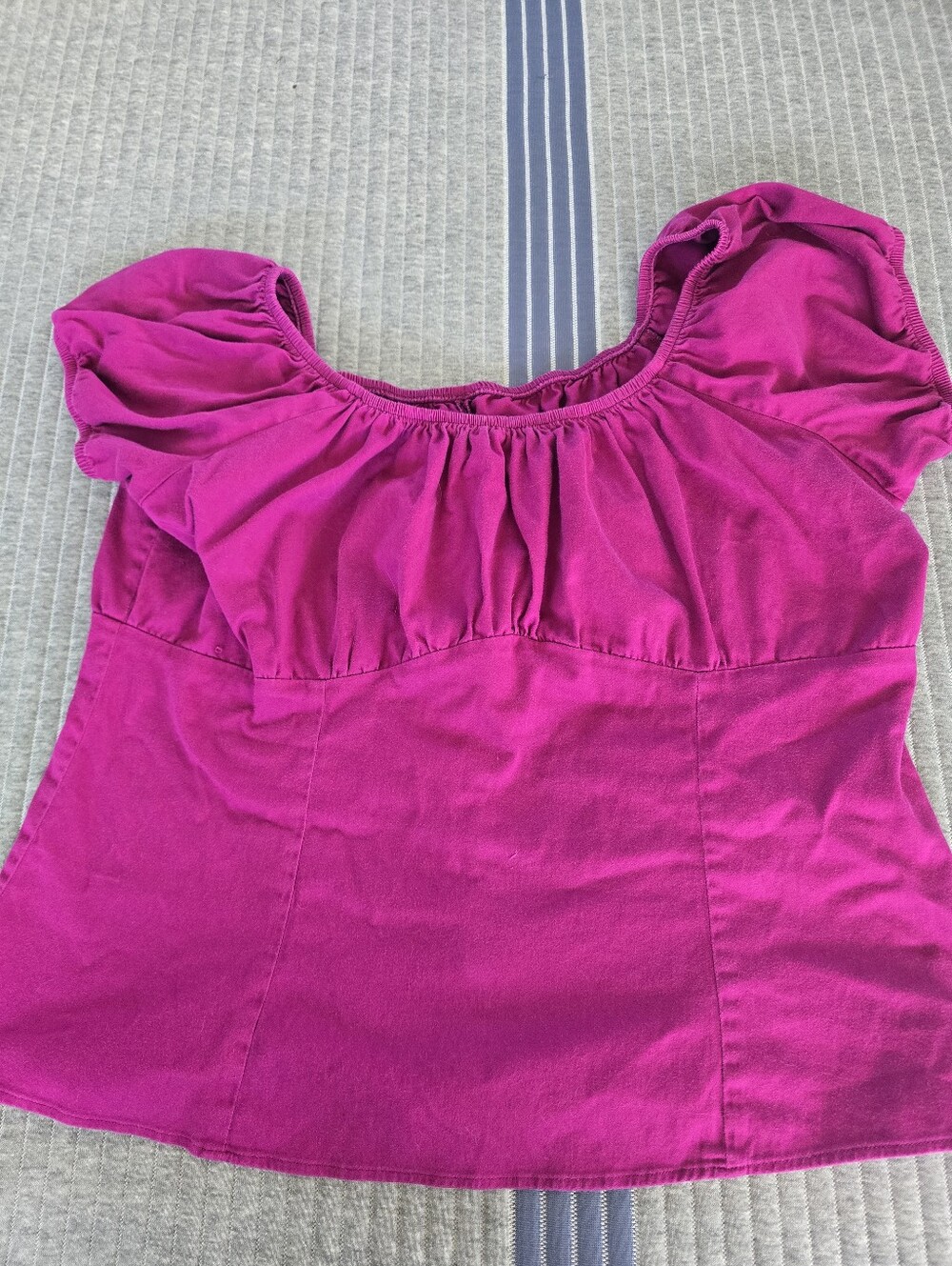 Pinup Couture Peasant Top In Baton Rouge